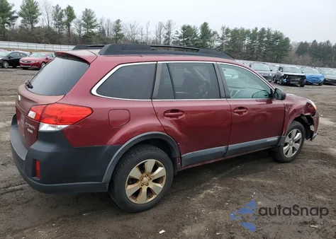 2012 Subaru Outback 2.5I Premium из США, поврежденный, VIN 4S4BRBCCXC3298720